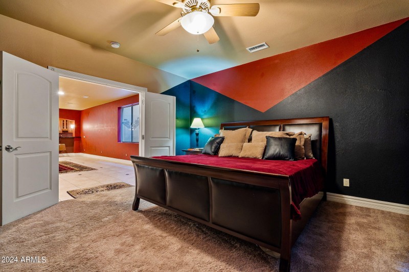 Basement Bedroom with Bath