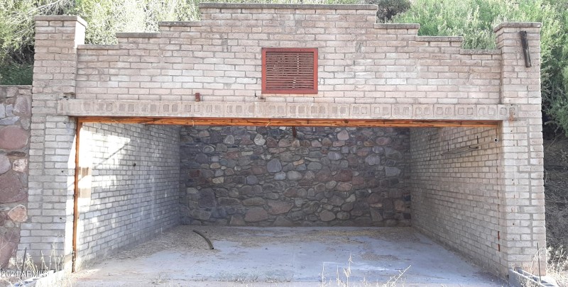 inside garage