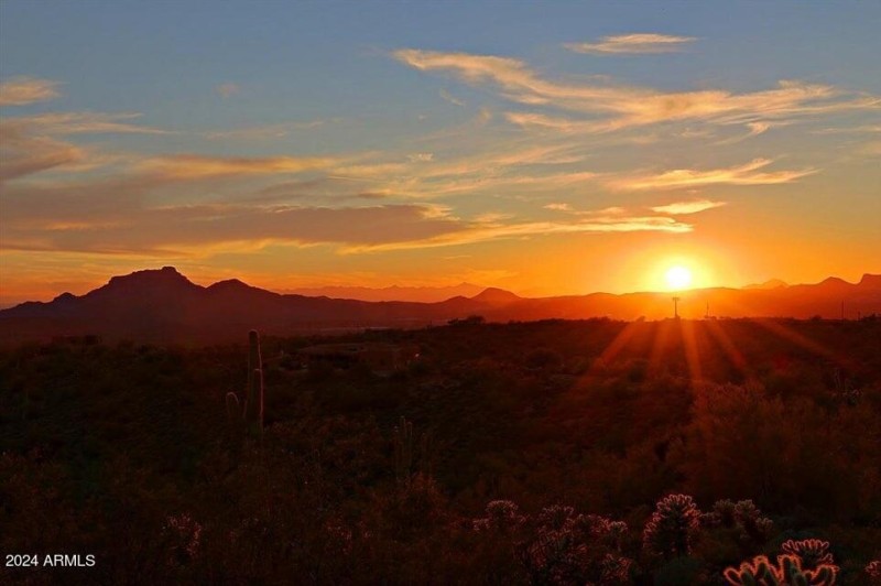Red Mountain sunset