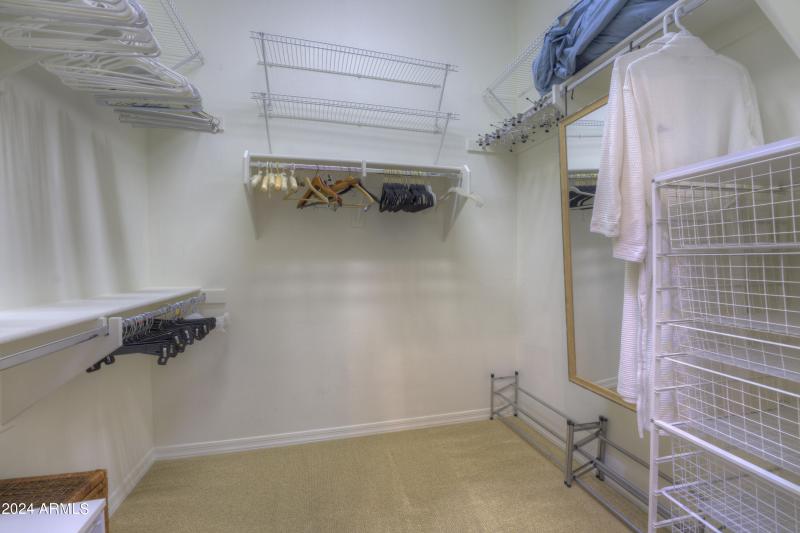 Main Bedroom walk-in closet