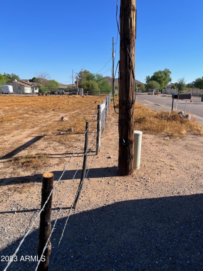 Looking south - new bobwire fencing