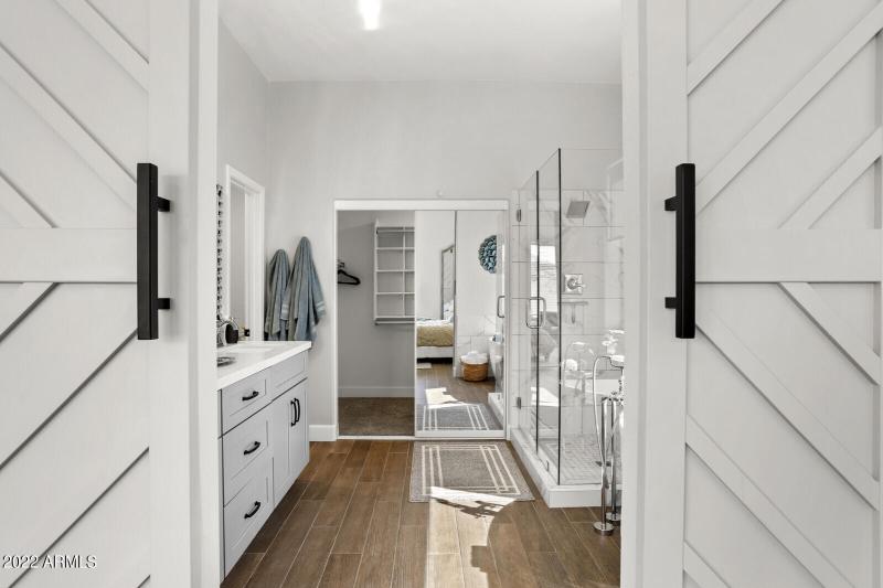 Beautiful entry to Primary Bath