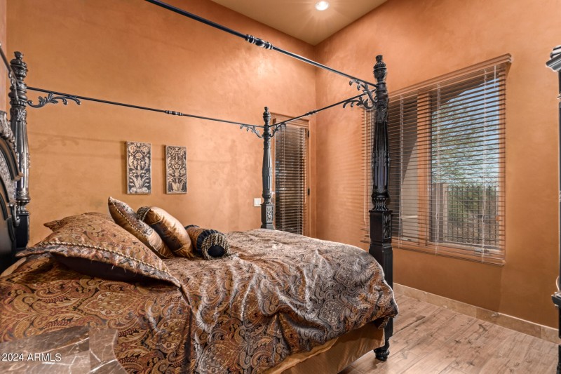 Stylish Guest Room with Warm Tones