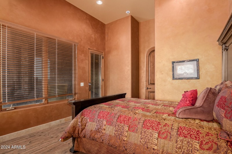 Sunlit Bedroom with Patio Access
