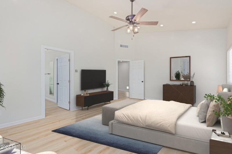 Primary Bedroom - Virtually Staged