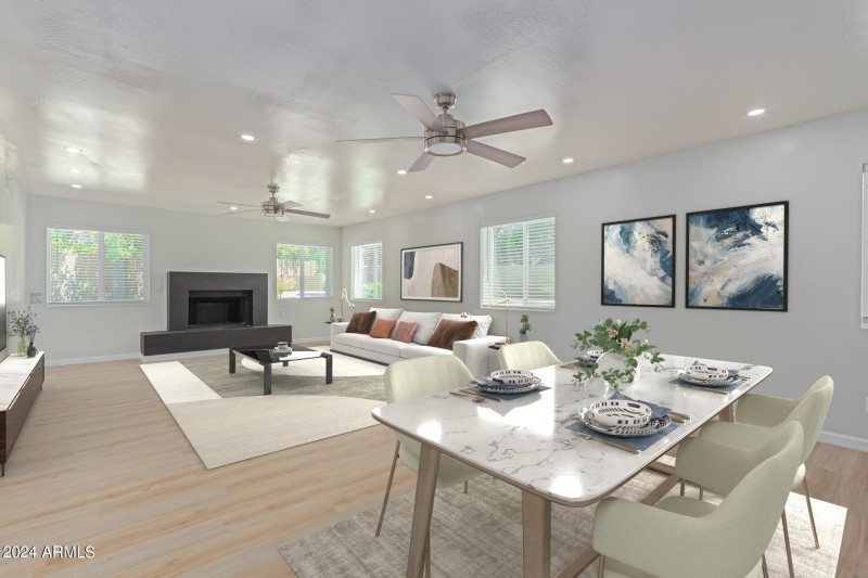 Family Room - Virtually Staged