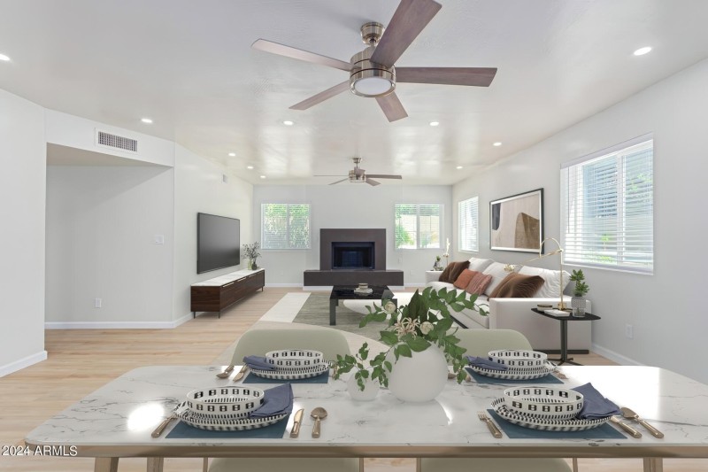Family Room - Virtually Staged