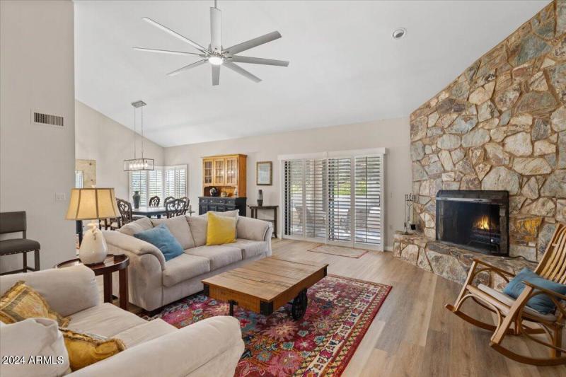 Living Room with Patio Exit