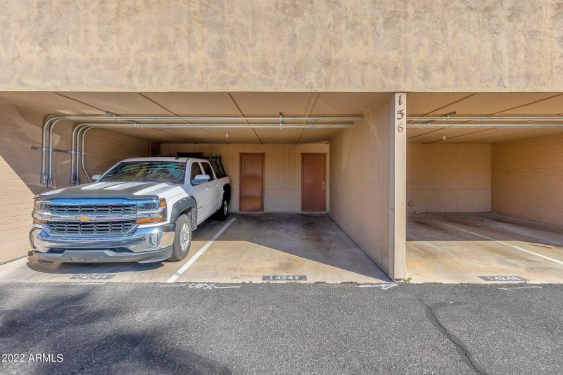 COVERED CARPORT SPACE