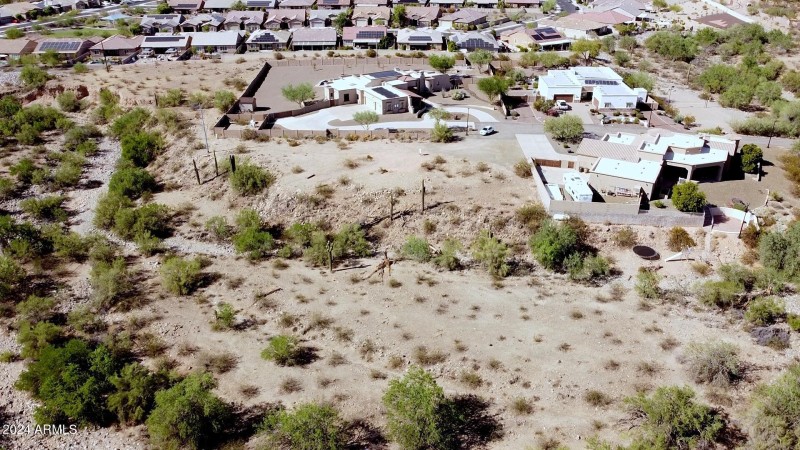 High aerial view