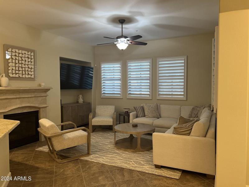 Living Room with Fire Place