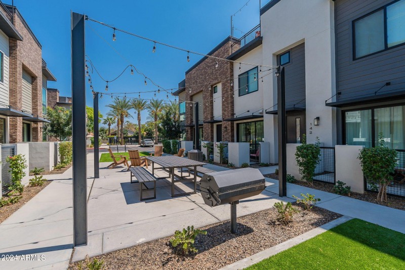 Community BBQ area