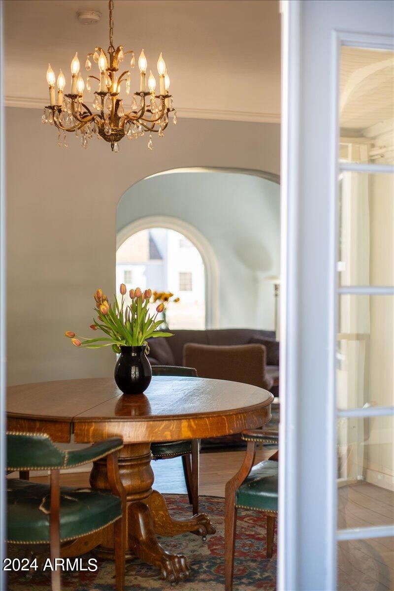 View into Dining from Back Porch