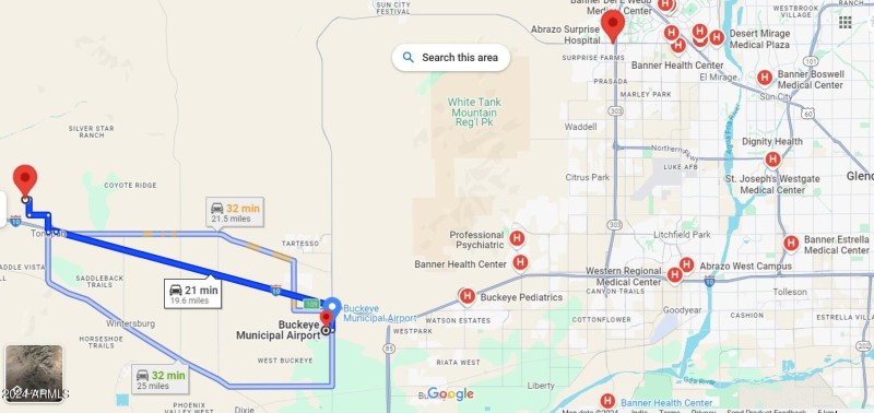 Nearby Hospitals