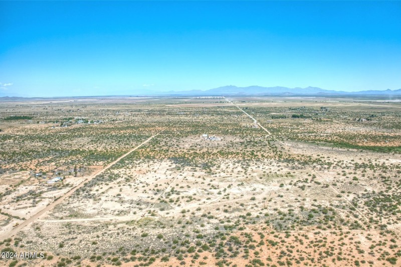 Aerial view looking North