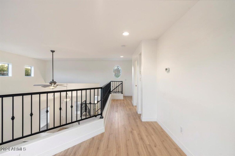 Upstairs hall and loft