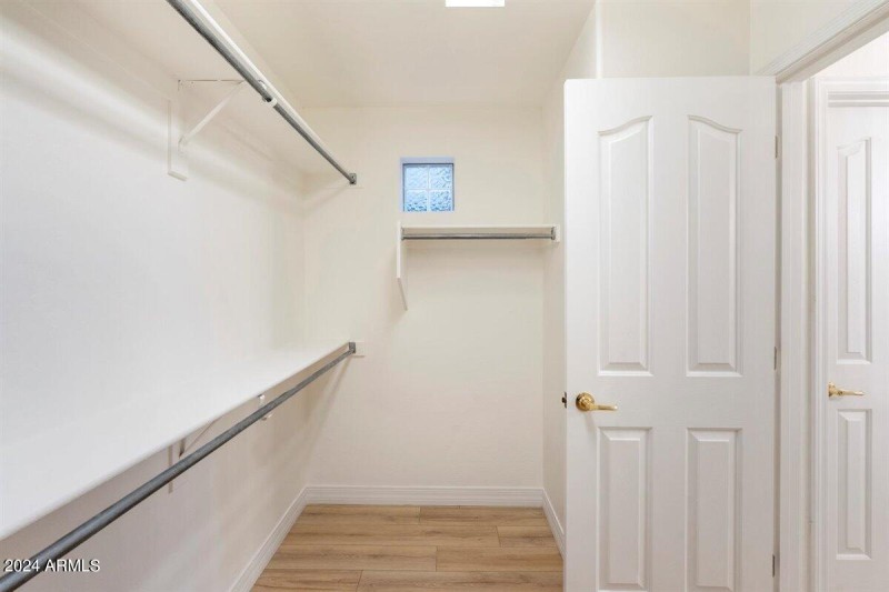 Primary Suite Walk-in closet