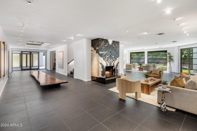 Entrance Hallway and Living Room