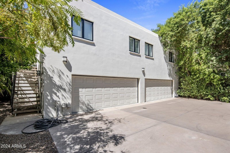 Four Car garage and Studio above