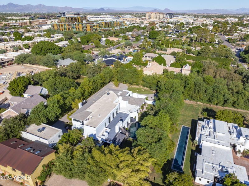 Estate with Downtown Scottsdale behind