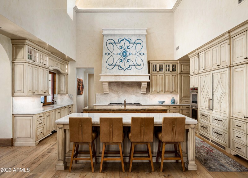 Kitchen with Soaring Ceiling