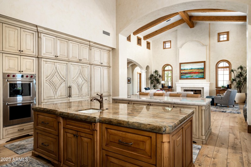 Kitchen opens to Great Room