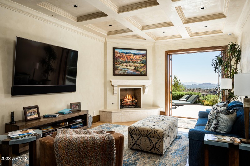 Hearth Room off Principal Suite