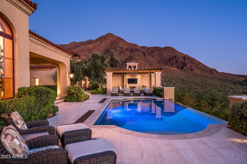 Pool and Mountain Views