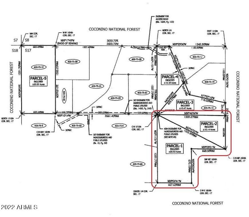 2 Parcels Map - Brueck (Rotated) 05-03-2