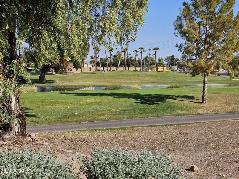 8th Hole tee box and 7th hole green