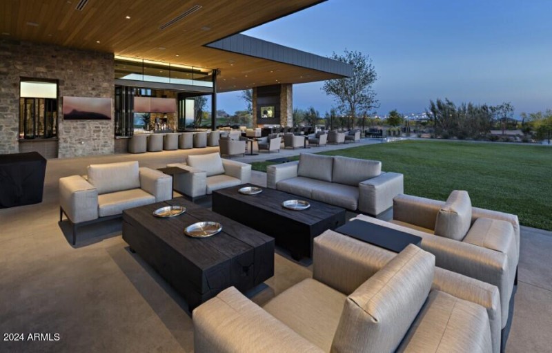 Seven outdoor seating