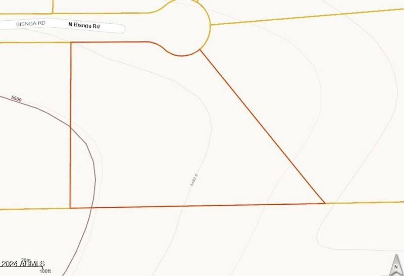 100ft Contours
