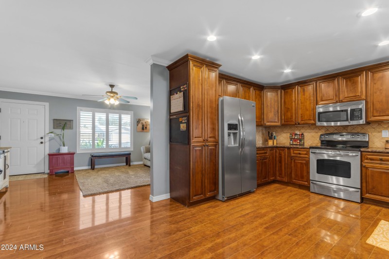 Rich Cabinetry in Kitchen