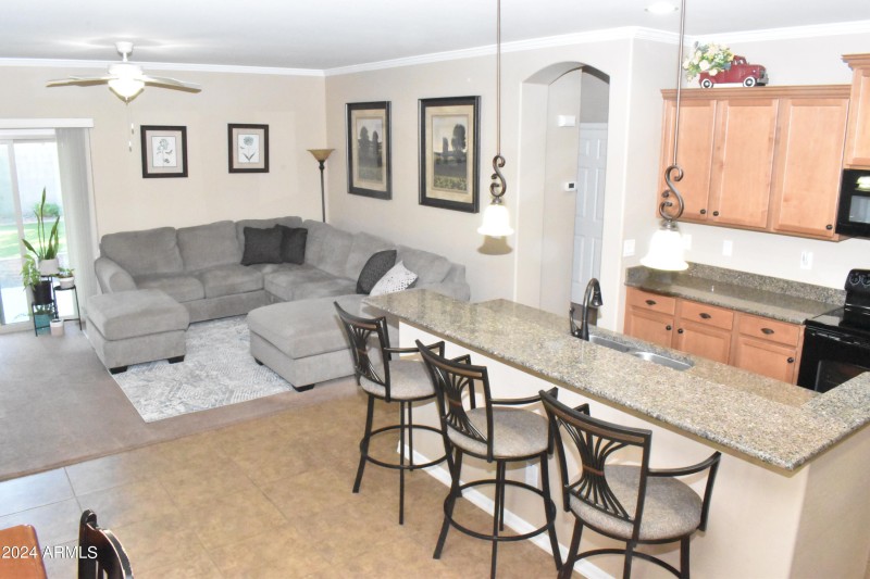 Bar area
