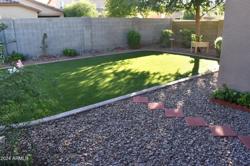 private back yard