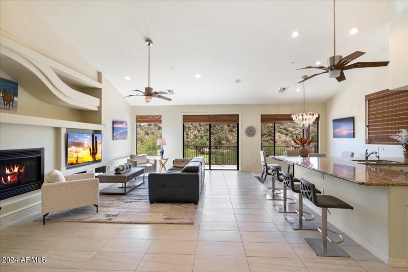 Great Room with Golf Course Views