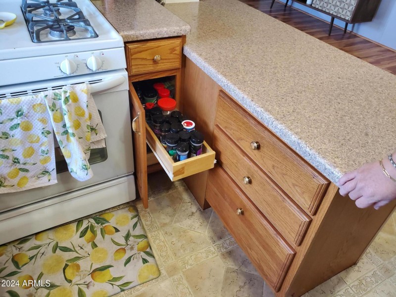 Kitchen pull out spice