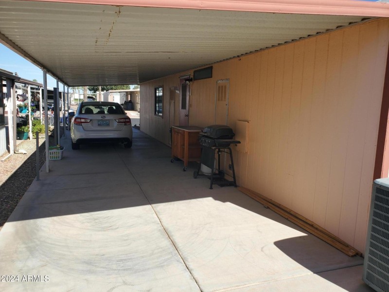 Parking looking toward front