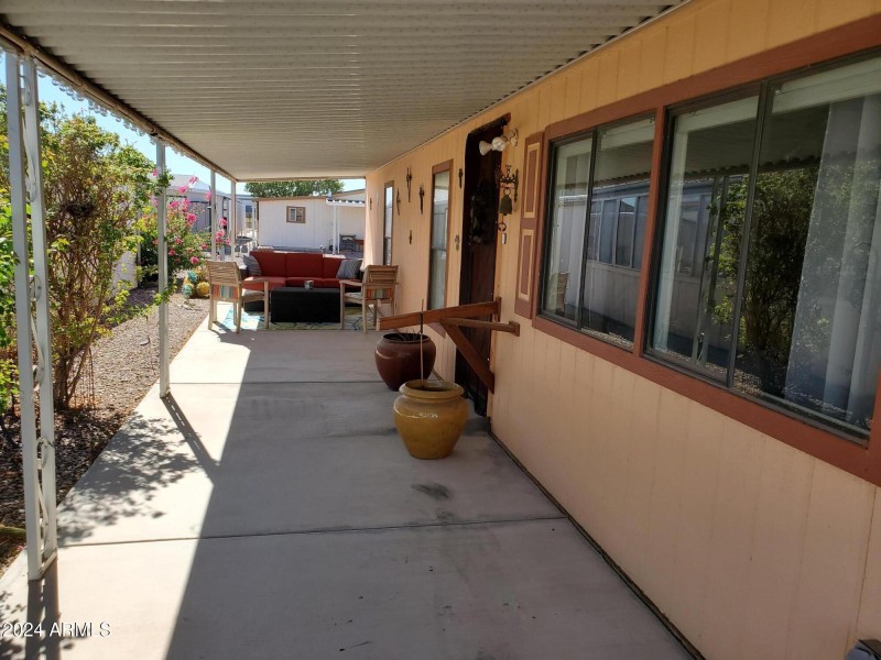 Patio looking toward back