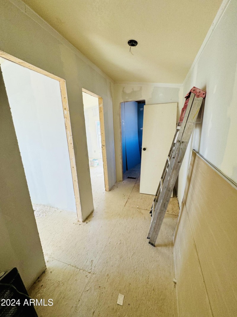 secondary home hallway