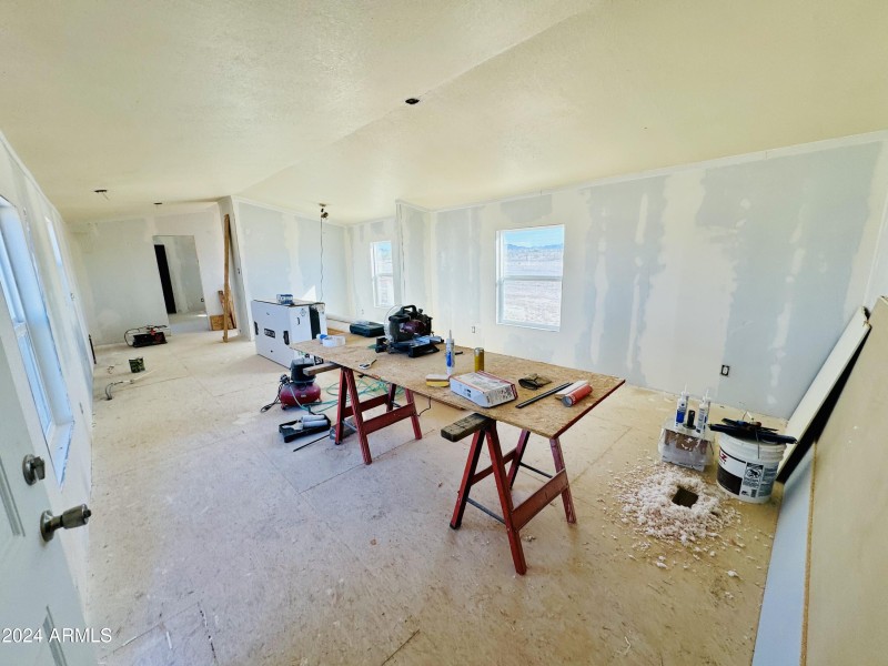 secondary home living area kitchen