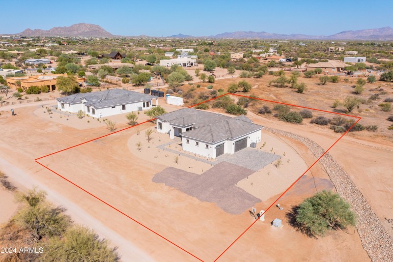 Aerial with Approx Lot Lines