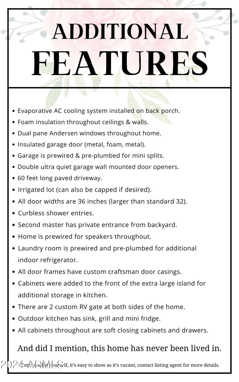 Additional Features.