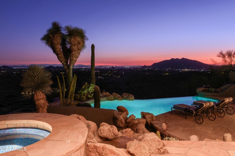 Sunset valley views