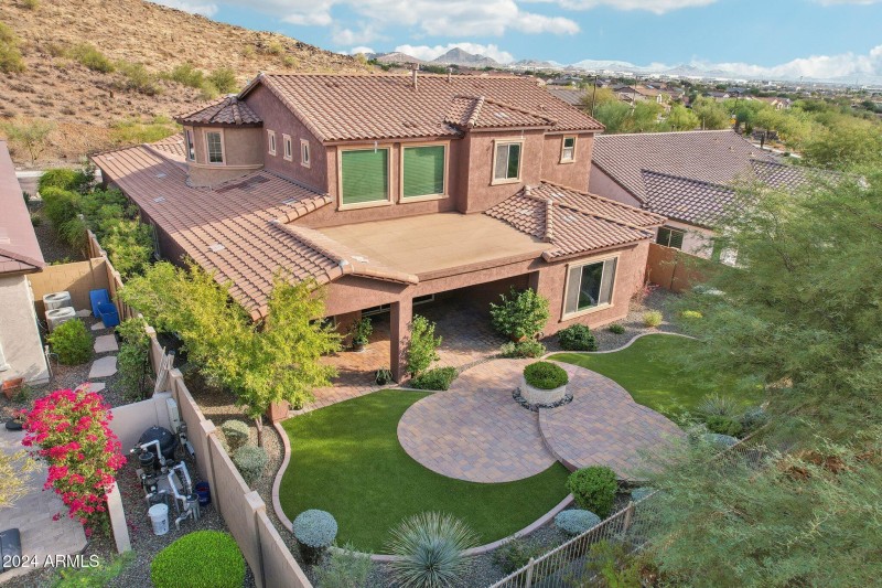 Aerial Backyard View