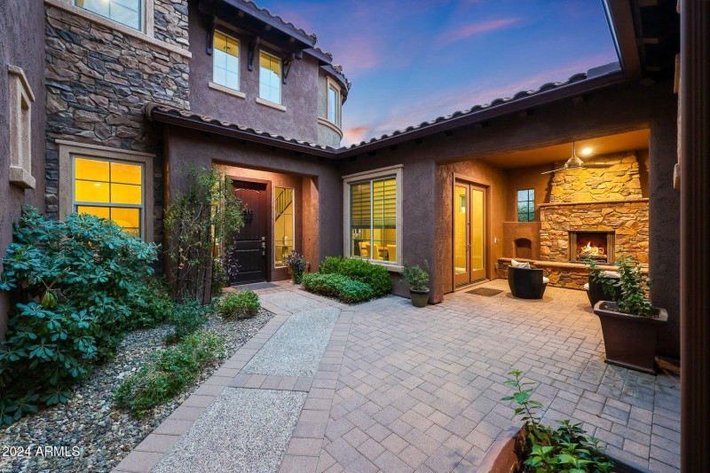 Courtyard at Twilight
