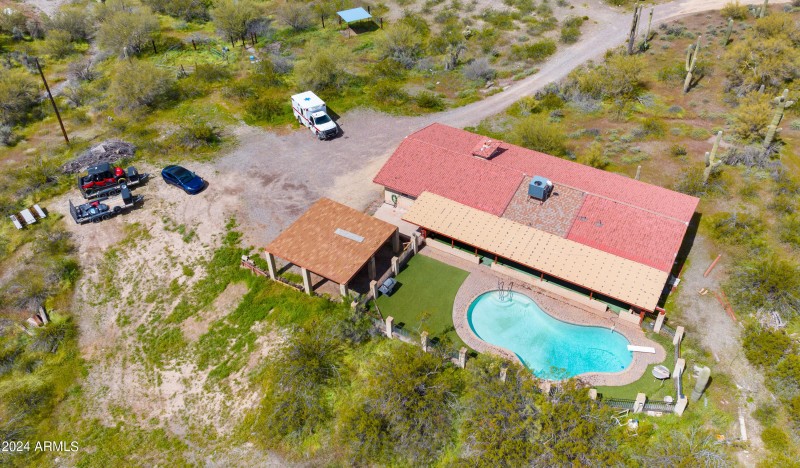 Overhead view of home