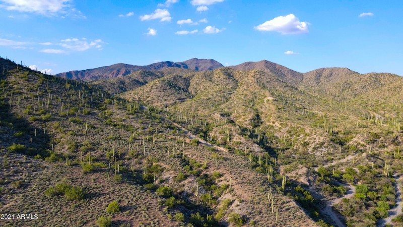 Left is Slope of this 56 Acre Parcel C