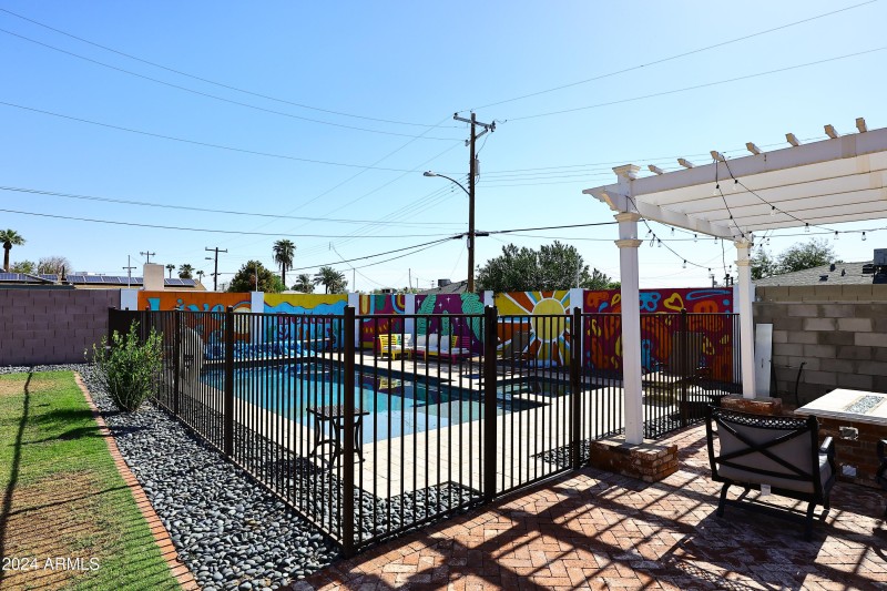 Fenced Pool Area