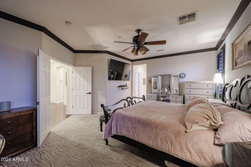 upstairs master bedroom